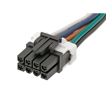 MOLEX Rectangular Cable Assemblies Minifit Tpa2 8Ckt Dr 1M Ots Cble Assy 451350810